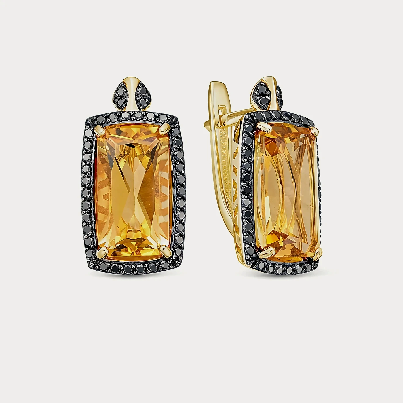 Серьги из жёлтого золота 585 пробы — Au 585